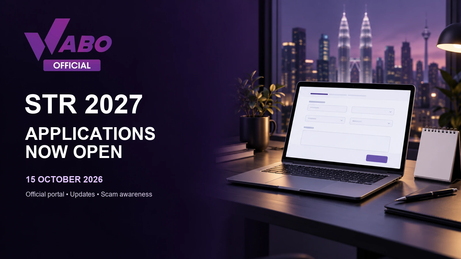 STR 2027 Applications Open on 15 October: What to Check